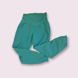 Green Figs Scrubs Maternity Jogger Style Scrub Pants Zamora Size Medium